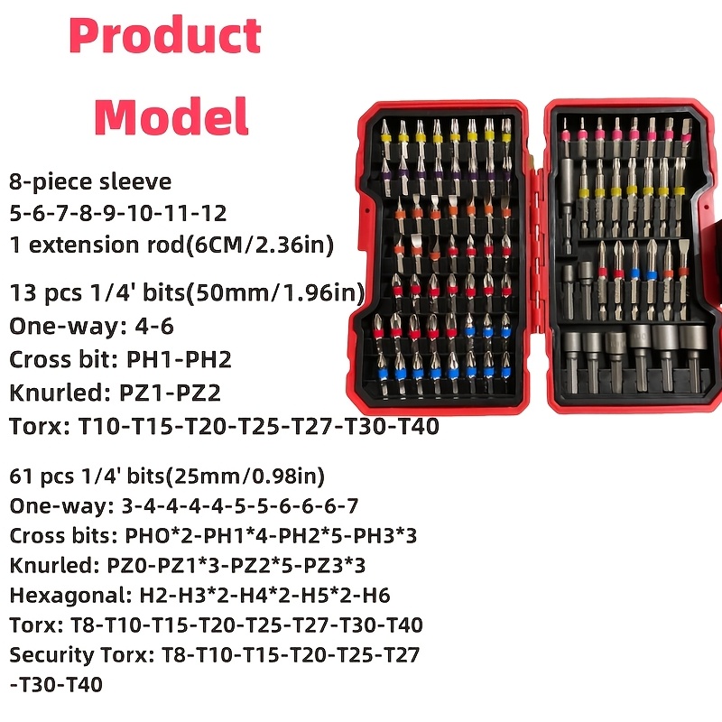 Conjunto de 83 Peças de Pontas - Drill Bit Set avaliação e preço
